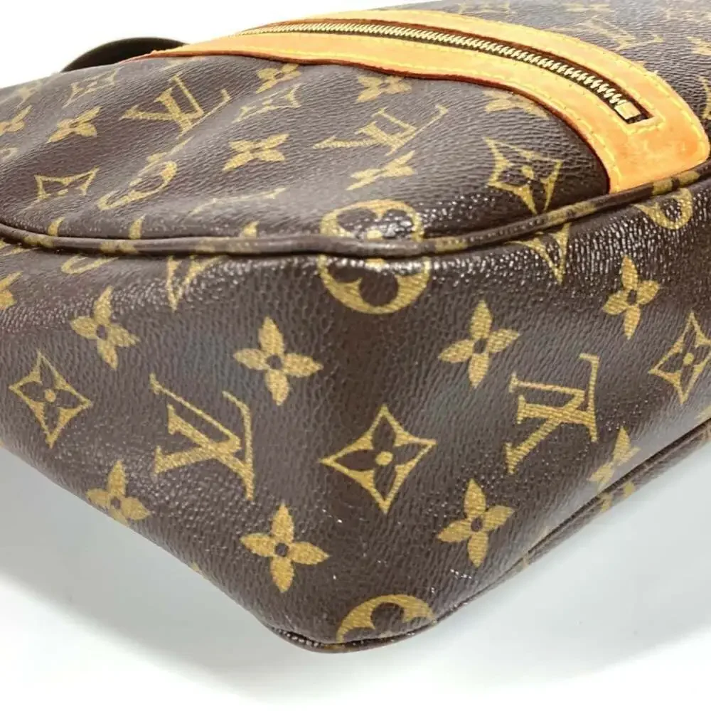 LOUIS VUITTON Authentic Brown Monogram Canvas Tote Bag